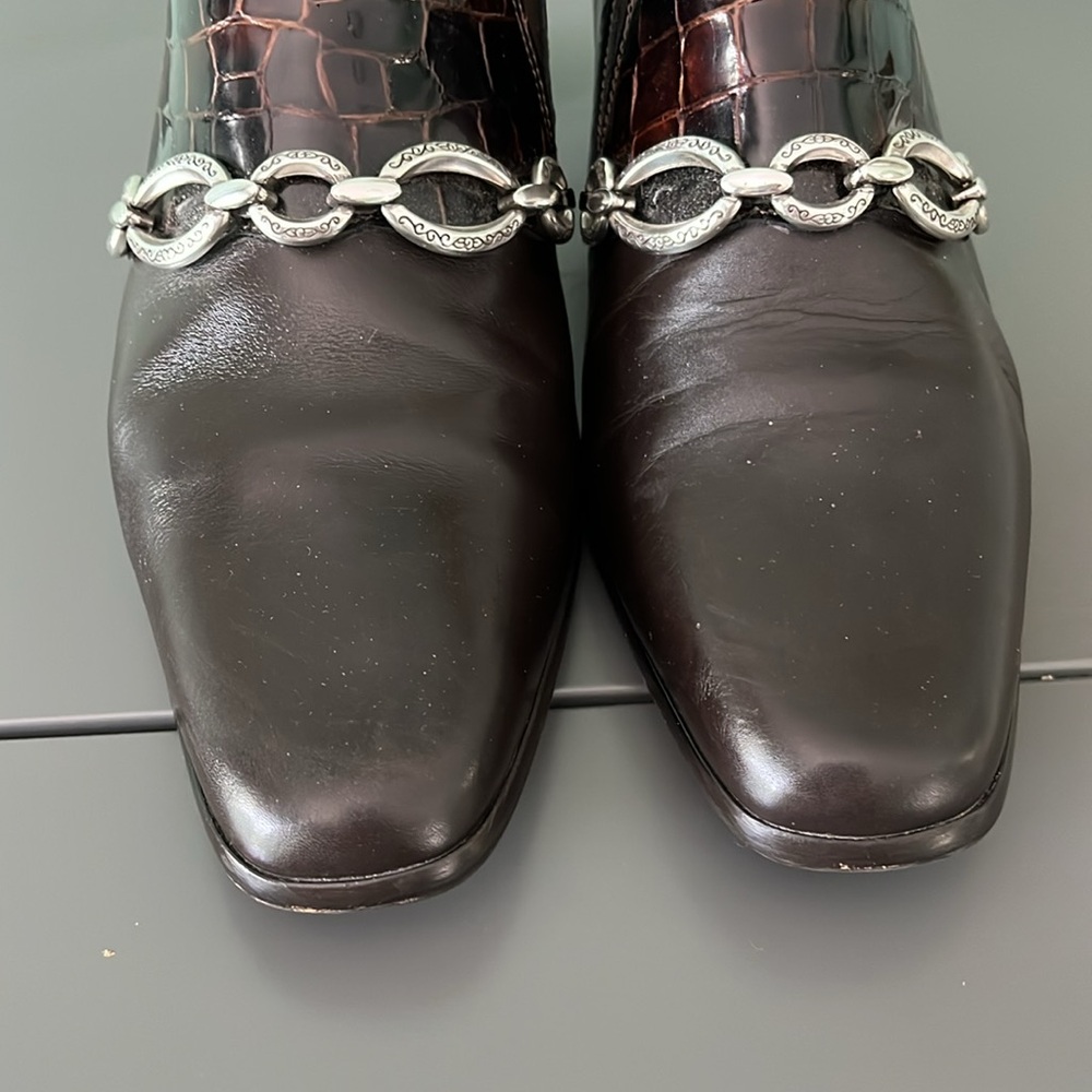 Brighton TWIGGY slip on shoes clogs mules 7.5 - Picture 3 of 6